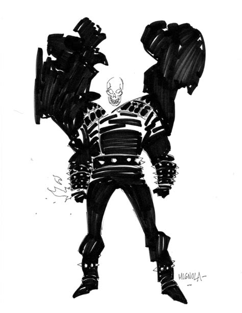 Ghost Rider By Mike Mignola In Joe Murrays Mike Mignola Comic Art