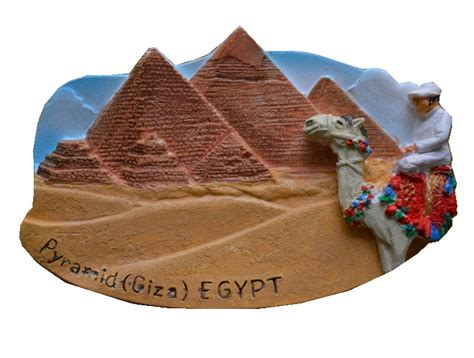 Egyptian Pyramids Hand Painted Aromatherapy 3d Fridge Magnets World