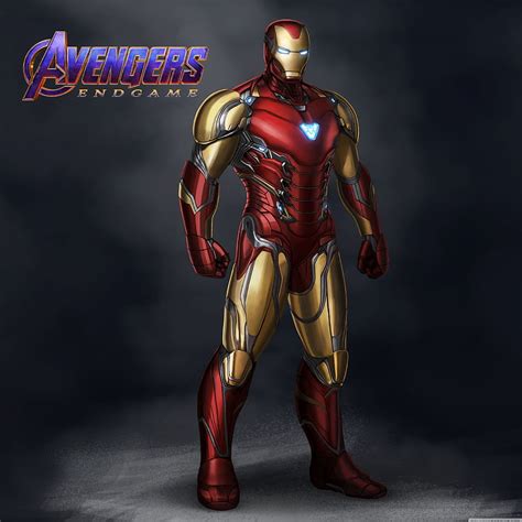Avengers Endgame Iron Man Mark 85 Ultra Background Iron Man Drawing Hd