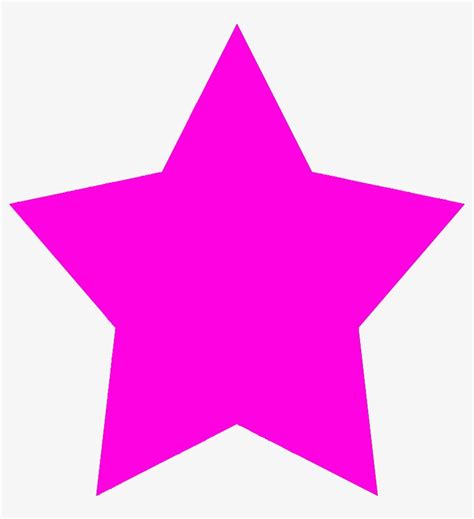 Pink Star Shape Blinking Star  Animation Transparent Png 861x908