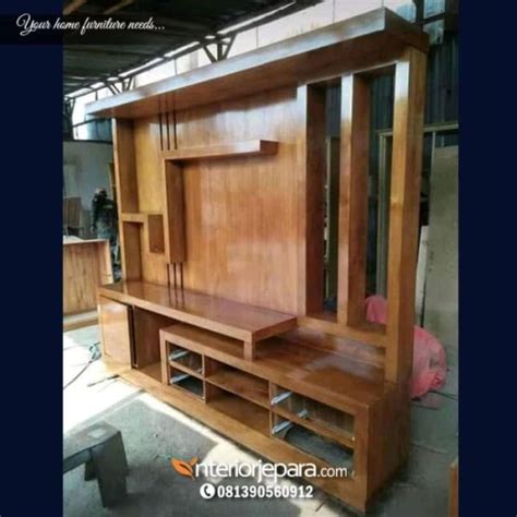 Desain yang simpel dan minimalis sangat sesuai bagi anda yang mempunyai ruang terbatas tidak terlalu besar di dalam rumah. Jual Penyekat Ruangan Minimalis 270 cm_Partisi Kayu Jati ...
