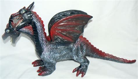 2 Headed Dragon Black And Red Large Dash Action Figures