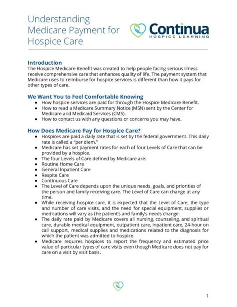 Understanding Medicare Payment For Hospice Care