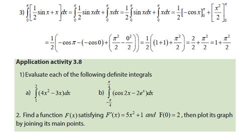 Course Subsidiary Mathematics Topic Unit 3 Integration