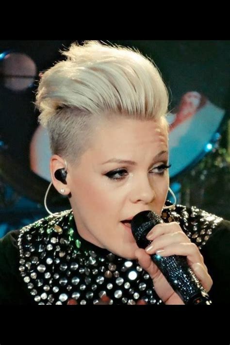 Pin By Cathy Cook On Leilanis Stuff Pink Singer Short Hair Styles Funky Hairstyles