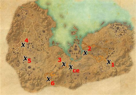 Stonefalls Treasure Map Locations Elder Scrolls Online Guides