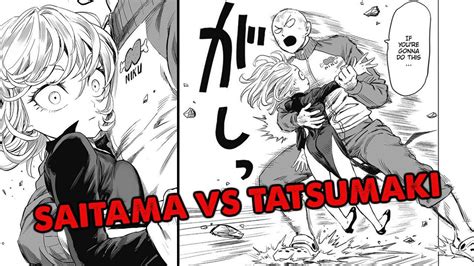 Saitama Vs Tatsumaki Is Happening In One Punch Man Chapter 178 Youtube