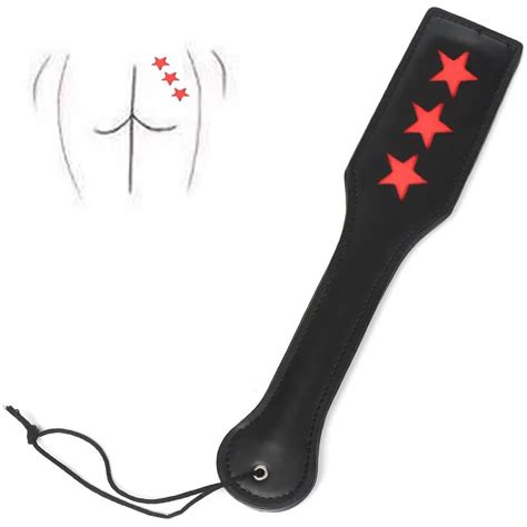 Adult Games Sex Toys Kits Bdsm Slap Pat Spanking Pu Leather Paddle Whip