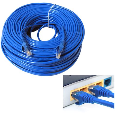 Cable Internet De Red Adaptador Rj Ethernet Utp Lan Azul Digitalcrazy