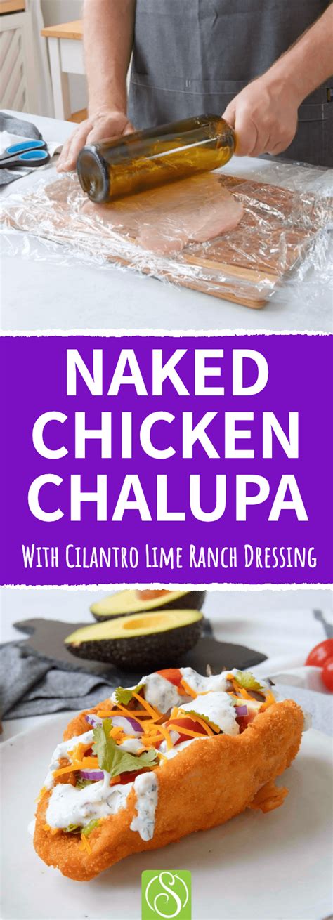 Naked Chicken Chalupa With Cilantro Lime Ranch Dressing