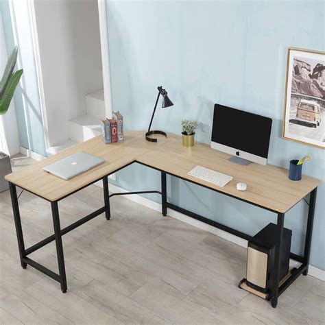 L Shaped Computer Desk For Office 66 X 49 X 30 Writing Computer