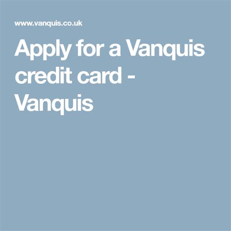 It also has no annual fee. Apply for a Vanquis credit card - Vanquis | How to apply, Credit card, Bad credit