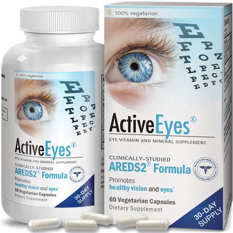 Bronson Activeeyes Areds 2 Eye Vitamin And Mineral Supplement Walmart
