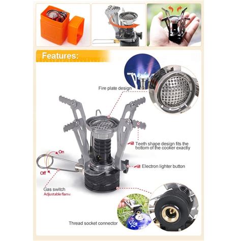 Kompor portable mini 2in1 myvo: Backpacking Canister Camping Stove / Kompor Gas Portable ...