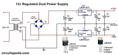 Schematic Diagram Of Power Supply 12v