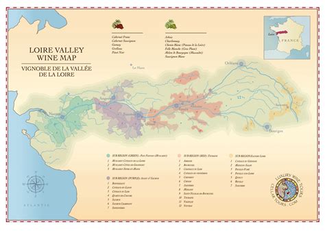 Loire Valley Wine Map Pdf