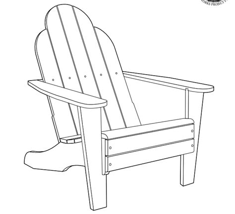 Adirondack Chair Drawing At Explore Collection Of Adirondack Chair Drawing