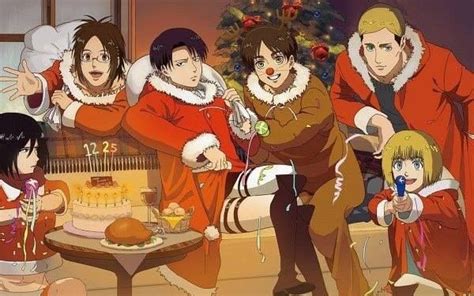 Merry Christmas Shingeki No Kyojin Attack On Titan Anime Attack