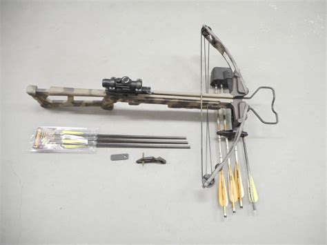 Yukon Sl Crossbow With Red Dot And Arrows