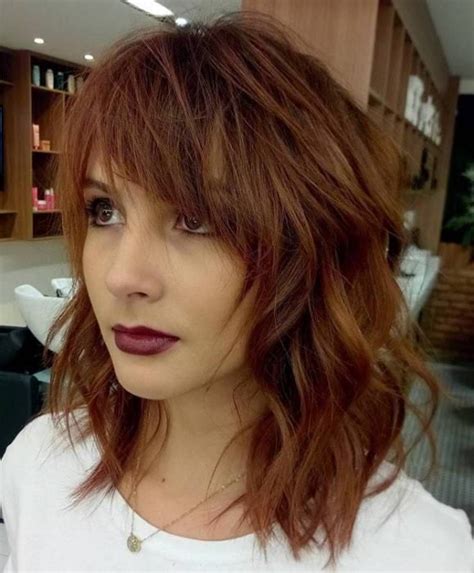 35 Long Bobs With Side Bangs To Look Like A Star 2019 Medium Length Hair With Bangs