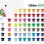 Gildan T Shirt Colors Chart