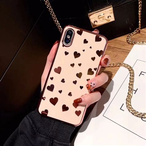 Decocase Fashion Cute Little Heart Soft Tpu Women Girl Brief Smart Phone Case For Iphone 6 6s 7