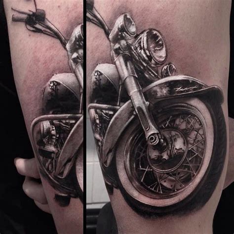 Hit The Road With These 15 Motorcycle Tattoos Tattoodo Harley Tattoos