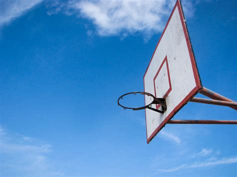 Basketball In The Sky Free Stock Photo Public Domain Pictures