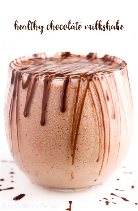 Healthy Chocolate Milkshake Recipe Video Amy S Healthy Baking