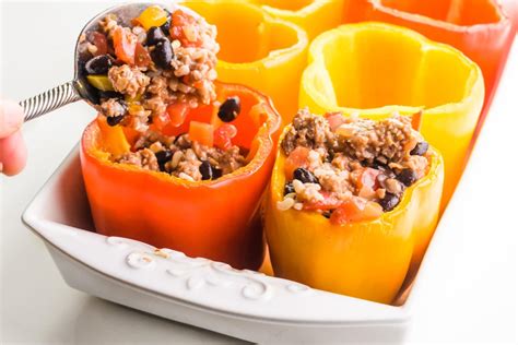 Easy Vegan Stuffed Peppers Recipe Namely Marly