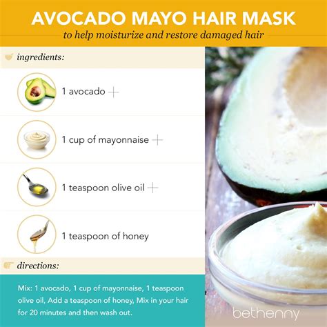 Avocado oil is rich in vitamin e which promotes hair growth and is also a good antioxidant. avocado-mask | Hair mask, Mayo hair mask, Mayonnaise hair mask