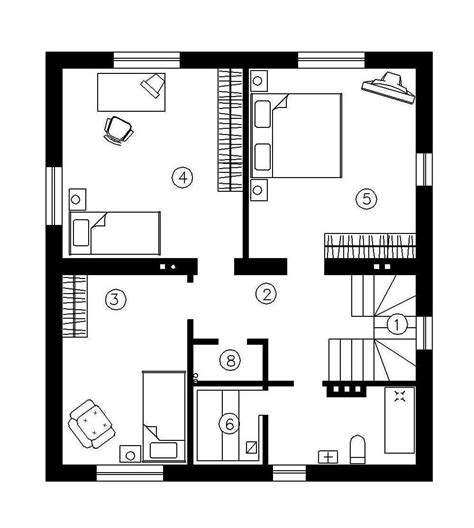 Simple two bedrooms house plans for small home modern. Lovely Simple 2 Story House Plans #4 Simple Two Story ...