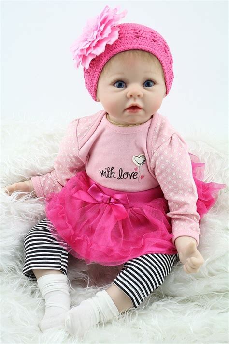 Buy Reborn Baby Doll Girl 22 Cute Realistic Soft Silicone Touch Vinyl