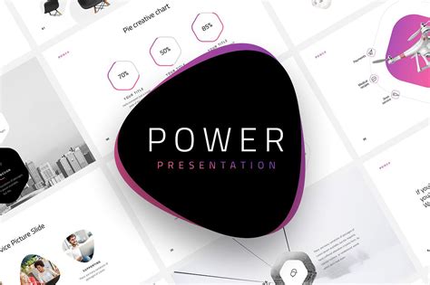 Power Free Minimal Powerpoint Template Behance