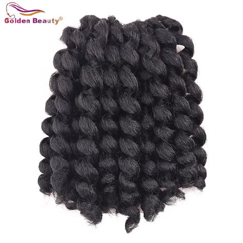 Buy Golden Beauty 8inch Crochet Braids Twist Synthetic Braiding Hair Jamaican