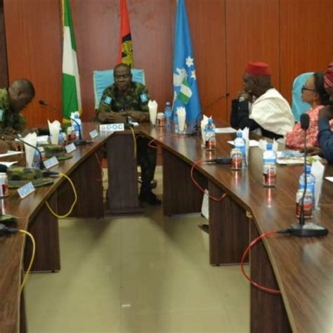 They kidnapped scores of students. GFU team visits General Officer Commanding Division 1 of ...