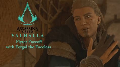 Assassin S Creed Valhalla Flyter Faceoff With Fergal The Faceless Youtube