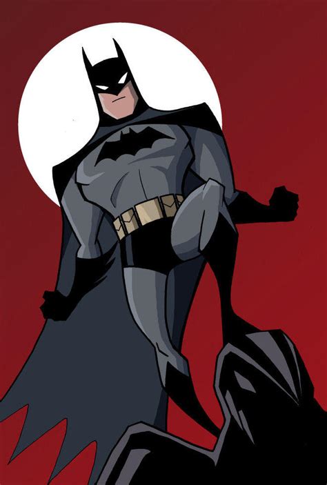 Batman Dcau Style By Lucianovecchio On Deviantart