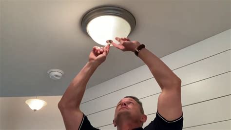Remove A Flush Mounted Ceiling Light Fixture Dome Taraba Home Review