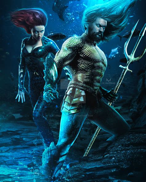 Aquaman Mera And Arthur Curry By Imizuri On Deviantart