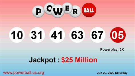 View all the powerball winning numbers from 2020 on this page, starting with the most head over to the numbers page if you're looking for the winning numbers from the most recent powerball draws. $25M Powerball winning numbers for June 20, 2020, Saturday