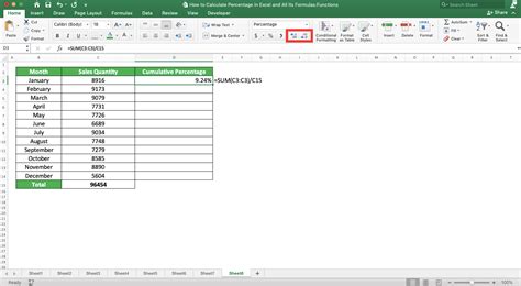 How To Calculate Percentages In Excel And All Its Formulasfunctions Compute Expert