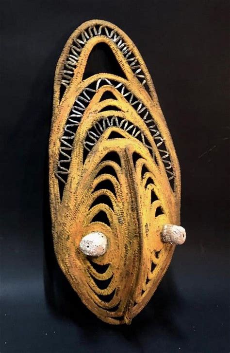 Wosera Yam Mask Vibrant Southern Abelam Art New Guinean Tribal