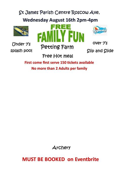Free Family Fun, St James' Church, Breightmet, 16 August 2023