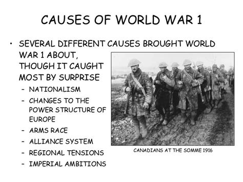 Causes Of World War 1
