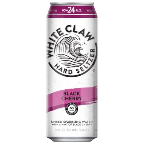 White Claw Hard Seltzer Black Cherry Single Can 24 Fl Oz Foods Co