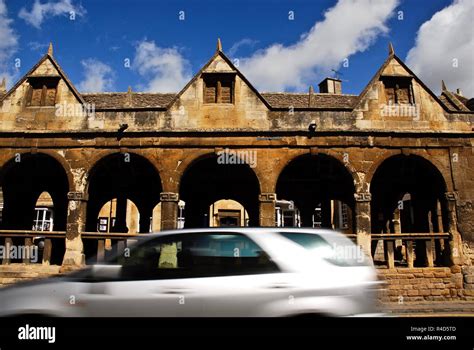 The Market Hall 17th Century Cotswold Stone Building In The Market Town