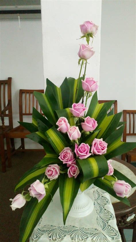 Pink Rose Tropical Flower Arrangements Tropical Floral Arrangements
