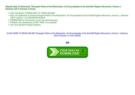 Ppt Epub Download Divergent Paths Of The Restoration An
