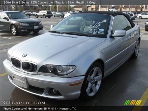 Bmw 3 series convertible 1990, engine gasoline 2.5 liter., 170 h.p., rear wheel drive, automatic — owner review. Titanium Silver Metallic - 2004 BMW 3 Series 325i Convertible - Grey Interior | GTCarLot.com ...